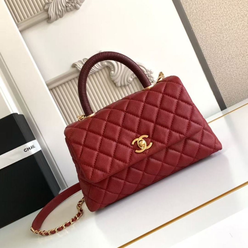 Ch**el top handle bags